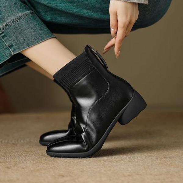 Handcrafted Luxurious Leather Women’s Shoes(EcqiHL-6185)