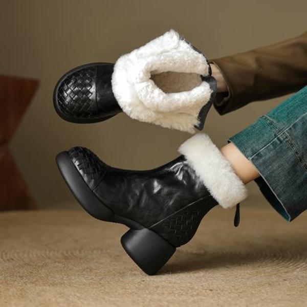 Handcrafted Luxury Leather Women’s Shoes - Elegance Redefined(EcqiH-6895)