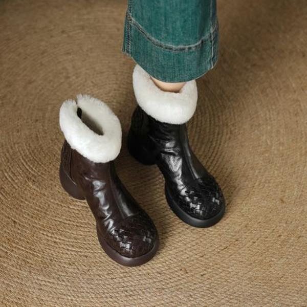 Handcrafted Luxury Leather Women’s Shoes - Elegance Redefined(EcqiH-6895)