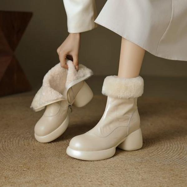 Luxurious Handcrafted Leather Women’s Shoes - Elegance Redefined(EcqiH-6195)