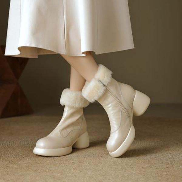 Luxurious Handcrafted Leather Women’s Shoes - Elegance Redefined(EcqiH-6195)