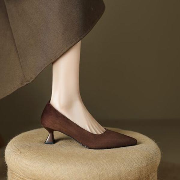 Handcrafted Genuine Leather Women's Shoes: Elegant Luxury Steps(EcqiH-6188)