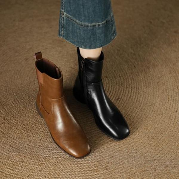 Handcrafted Luxury Leather Women's Shoes - Elegant Craftsmanship(EcqiHL-6222)