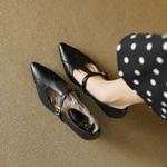 Exquisite Handcrafted Leather Women's Shoes: Luxurious Elegance and Quality(EcqiH-6218)