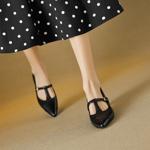 Exquisite Handcrafted Leather Women's Shoes: Luxurious Elegance and Quality(EcqiH-6218)