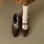 Luxury Handcrafted Leather Women's Shoes with Exquisite Craftsmanship(EcqiH-6225)