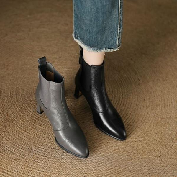 Handcrafted Leather Women's Shoes - Luxurious Elegance(EcqiHL-6223)