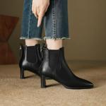 Handcrafted Leather Women's Shoes - Luxurious Elegance(EcqiHL-6223)