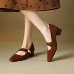 Handcrafted Genuine Leather Women's Shoes: Elegance in Every Stitch, Luxury Defined.(EcqiHY-7030)