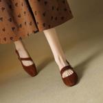 Handcrafted Genuine Leather Women's Shoes: Elegance in Every Stitch, Luxury Defined.(EcqiHY-7030)