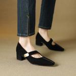 Handcrafted Genuine Leather Women's Shoes: Elegance in Every Stitch, Luxury Defined.(EcqiHY-7030)