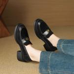 Handcrafted Luxury Leather Women’s Shoes - Elegance Redefined(EcqiHY-7035)