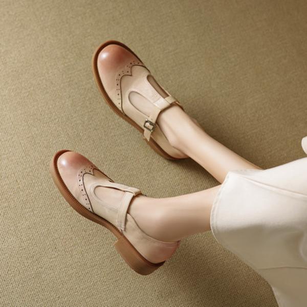 Handcrafted Leather Women's Shoes: Luxury & Elegance Redefined(EcqiH-7078)