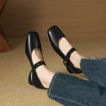 Luxurious Handcrafted Leather Women's Shoes: Elegant Craftsmanship(EcqiHL-7002)