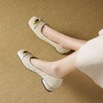 Exquisite Handcrafted Leather Women's Shoes for Elegance(EcqiHL-7006)