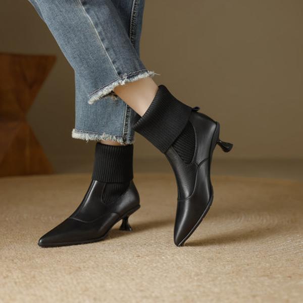 Handcrafted Luxury Leather Women's Shoes(EcqiHL-6255)