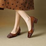 Handcrafted Luxury Leather Women’s Shoes: Elegance Meets Quality Craftsmanship(EcqiHY-7038)