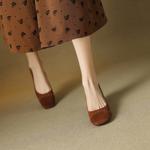 Elegance Redefined: Handcrafted Genuine Leather Women’s Shoes(EcqiHY-7050)