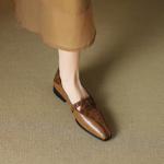 Exquisite Handcrafted Leather Women's Shoes: Luxurious Elegance(EcqiH-7080)