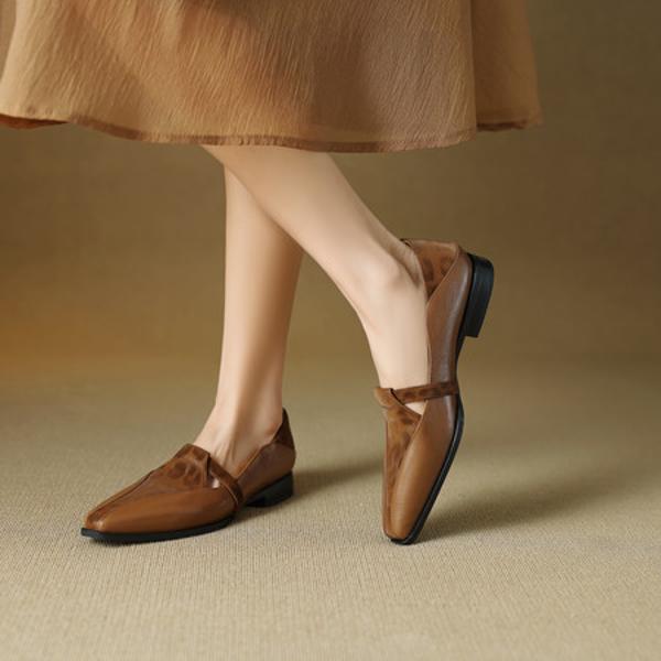 Exquisite Handcrafted Leather Women's Shoes: Luxurious Elegance(EcqiH-7080)