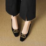 Handcrafted Luxury Leather Women's Shoes - Elegant Quality Craftsmanship(EcqiHL-7008)