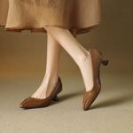 Handcrafted Leather Women's Shoes: Elegant Luxury & Artisanal Quality(EcqiH-7085)