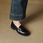 Elegant Handcrafted Leather Women’s Shoes: High-End Luxury Quality(EcqiH-7072)