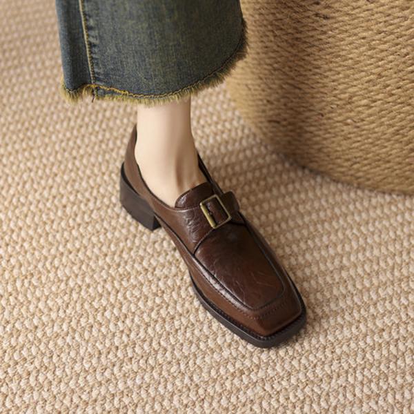 Exquisite Handcrafted Leather Women's Shoes: Luxury and Elegance(EcqiH-7092)