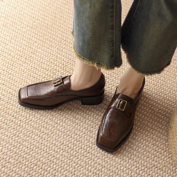 Exquisite Handcrafted Leather Women's Shoes: Luxury and Elegance(EcqiH-7092)