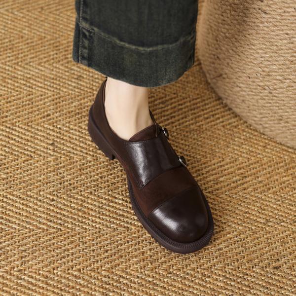 Exquisite Handcrafted Genuine Leather Women's Shoes for Luxurious Elegance(EcqiH-7086)