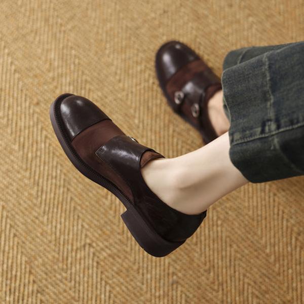 Exquisite Handcrafted Genuine Leather Women's Shoes for Luxurious Elegance(EcqiH-7086)