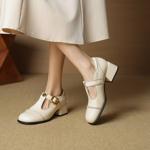 Exquisite Handcrafted Genuine Leather Women's Shoes: Elegance Meets Luxury(EcqiH-7070)