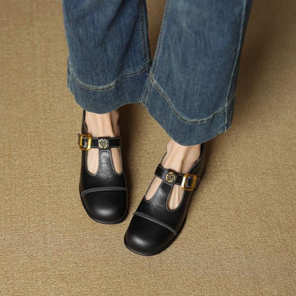 Exquisite Handcrafted Genuine Leather Women's Shoes: Elegance Meets Luxury(EcqiH-7070)