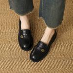 Elegant Handcrafted Leather Women's Shoes of Luxury(EcqiH-7090)