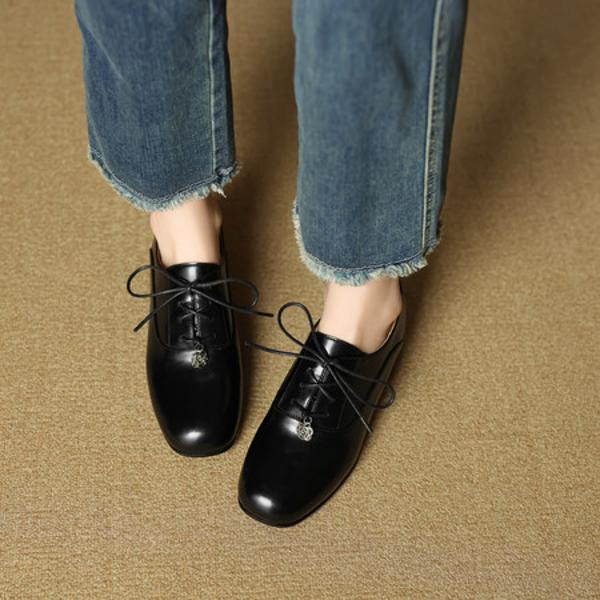 Handcrafted Luxury Leather Shoes for Elegant Women(EcqiH-7170)