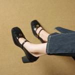 Handcrafted Leather Women's Shoes: Elegance in Every Stitch(EcqiH-7258)