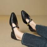 Handcrafted Leather Women’s Shoes: Luxury and Elegance(EcqiH-7251)