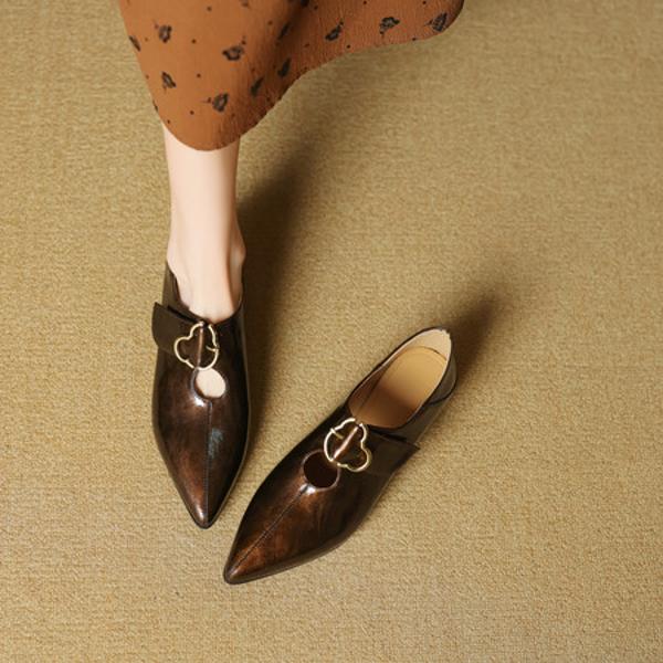 Exquisite Handcrafted Leather Women's Shoes: Luxury, Quality, and Elegance(EcqiH-7263)