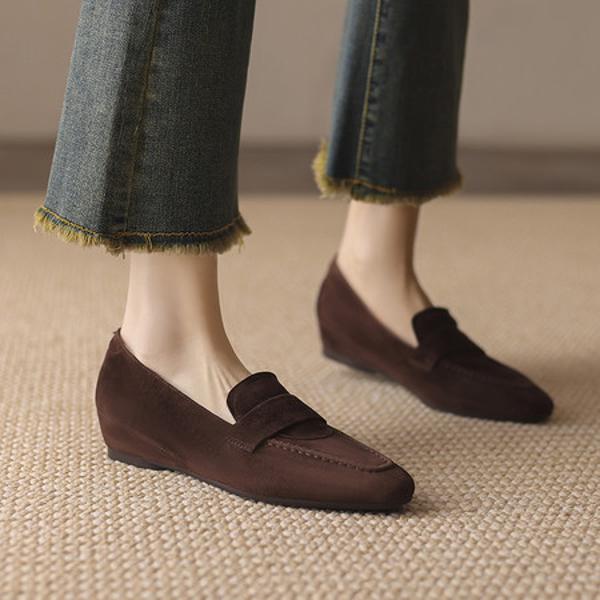 Exquisite Handcrafted Leather Women's Shoes for Timeless Elegance(EcqiHL-7010)