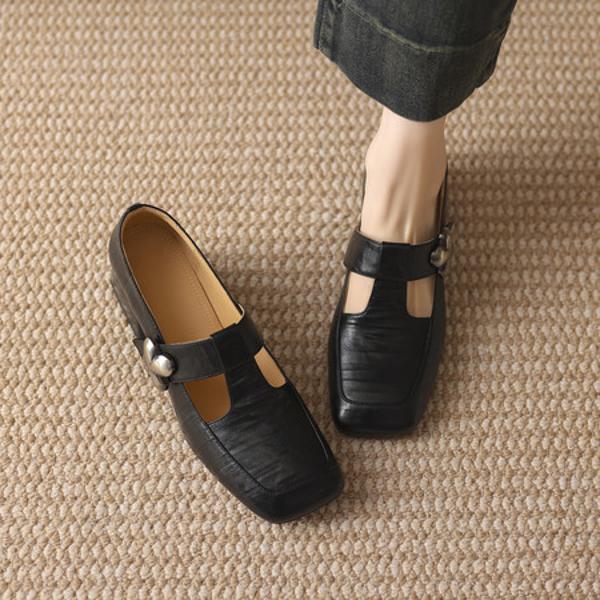 Elegant Handcrafted Genuine Leather Women's Shoes of Luxury Quality(EcqiHL-7019)