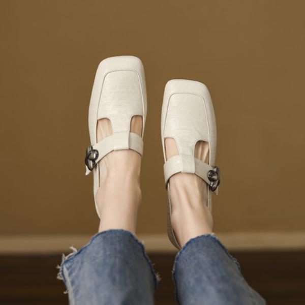 Elegant Handcrafted Genuine Leather Women's Shoes of Luxury Quality(EcqiHL-7019)