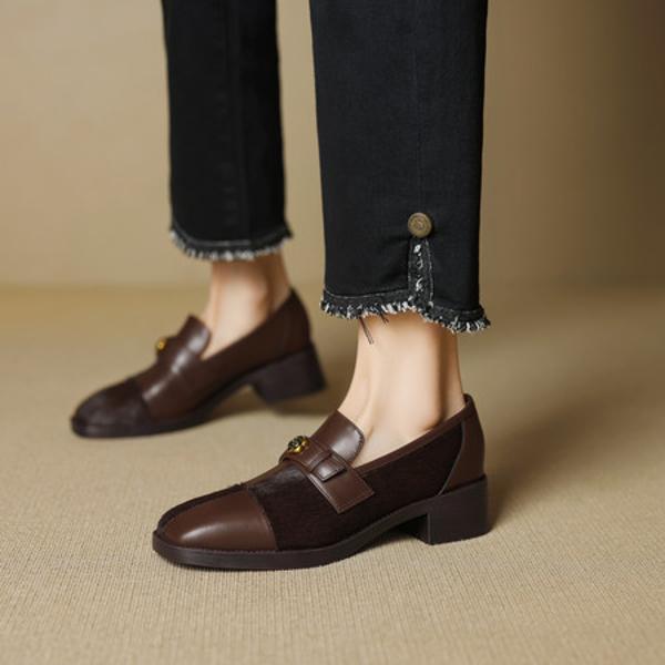 Handcrafted Luxury Leather Women's Shoes(EcqiH-7230)