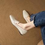 Handcrafted Genuine Leather Women's Shoes - Elegance Redefined(EcqiHL-7012)