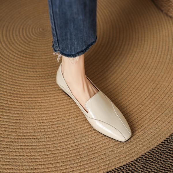 Handcrafted Genuine Leather Women's Shoes - Elegance Redefined(EcqiHL-7012)