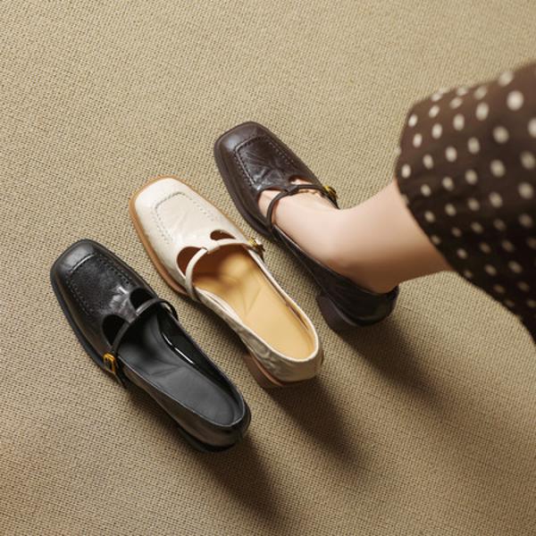 Elegant Handcrafted Leather Women's Shoes: Luxury Redefined(EcqiH-7265)