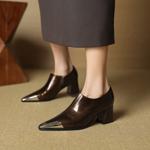 Elegant Handcrafted Leather Women’s Shoes - Luxurious Quality(EcqiH-7227)