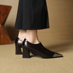 Elegant Handcrafted Leather Women’s Shoes - Luxurious Quality(EcqiH-7227)