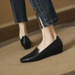 Handcrafted Genuine Leather Women's Shoes: Elegant Luxury Quality(EcqiHL-7015)
