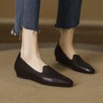 Handcrafted Genuine Leather Women's Shoes: Elegant Luxury Quality(EcqiHL-7015)
