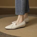 Handcrafted Genuine Leather Women's Shoes: Elegant Luxury Quality(EcqiHL-7015)